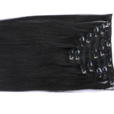 China Clip in hair extension 100% cheap hair clip in hair extension brazilian china alibaba classy signature malaysian hair for black women for sale