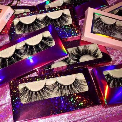 China 25mm Mink Eyelashes False Eyelash Private Label 4D 6D 5D Natural Eyelash Wholesale Distributors for sale