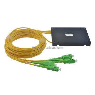 China Outdoor SM FTTH fiber optic PLC splitter 1X24 SC APC for OLT ONU Gpon FTTH catv PLC splitter for sale