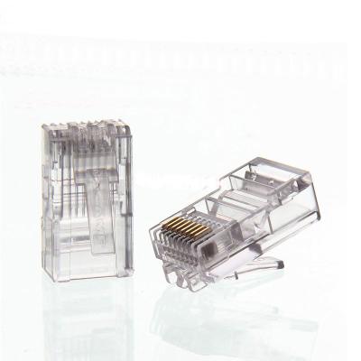 China High-speed network AMP network cat5e RJ45 crystal head computer cable connector for sale