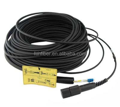 China FTTH FTTB FTTX Network China Supply Armored SC LC FC St lszh Fiber Optic Jumper 4 Fiber Optic Patch Cord Cable 6 12 24core for sale