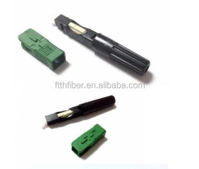 China FTTH 3m SC 8802-TLC/APC/FS APC Quick Plug In FTTH Fiber Fast Connector for sale