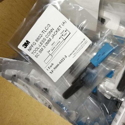 China FTTH 3M SC UPC Quick Plug Single-Mod 3.0 FTTH Fiber Optic Quick Connector for sale