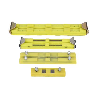 China China Wholesale Bolt-On Crawler Excavator Removable Rubber Guard Shoes Track Rubber Guards For Excavators for sale