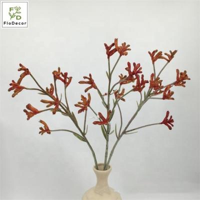 China Party Wedding Home Decoration High Quality Artificial Flower Kangaroos Paw Decorative Flower for sale