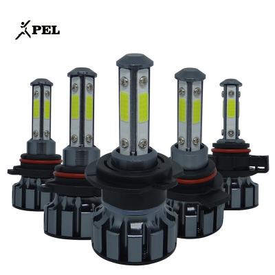 China Aluminum alloy car led headlight led 9006 led headlight H1 9005 motorcycle headlight bulb H11 led light V5 H7 H4 for sale