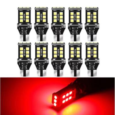 China wholesale price T15-2835-15SMD 12V pel t10 t15 aluminum auto led car park light reverse side universal for sale