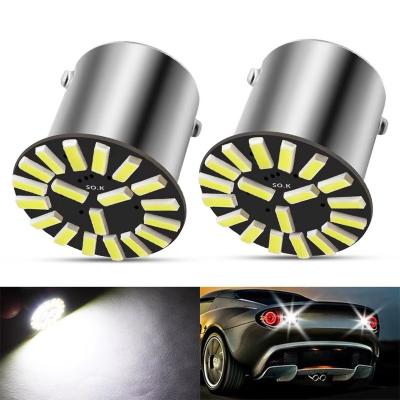 China Factory Price Aluminum PEL Car Led Dual Lights Ignition Brake Light 1156 1157 Motorcycle Led Turn Signal Lights for sale