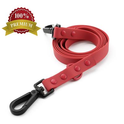 China Custom Made High Quality Cute Dog Leash Personalized PVC Pet Dog Collar And Waterproof Luxury Leash Set For Walking for sale