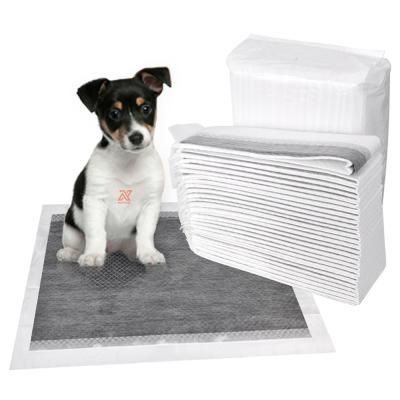 China Hot Sale Viable Bamboo Pet Training Toilet Puppy Pad Thickened And Waterproof Charcoal Pad for sale