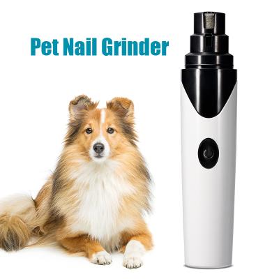 China 2021 Electric Nail Grinder Usb Dog Pet Cat Pet Nail Grinder Dogs Viable Rechargeable Automatic Electric Nail Trimmer for sale