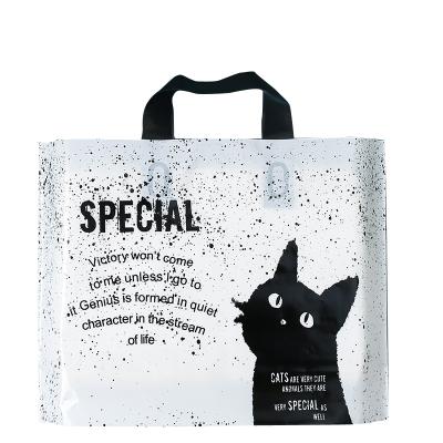 China Custom Printed Logo BIODEGRADABLE die cut shopping bags /carrier bags /merchandise bag for boutique for sale