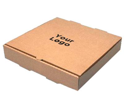 China Recycled Materials Good Selling Cheap Kraft Paper Cardboard Pizza Box Packaging for sale