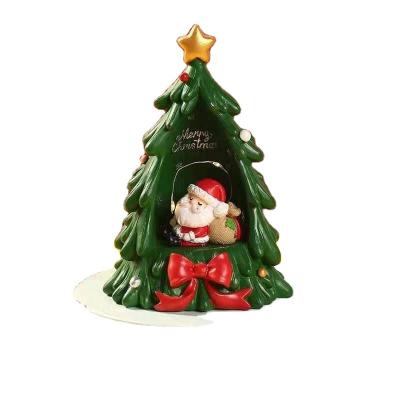 China Europe small tree table children Christmas bedroom decoration night light presents Santa Claus ornaments for sale