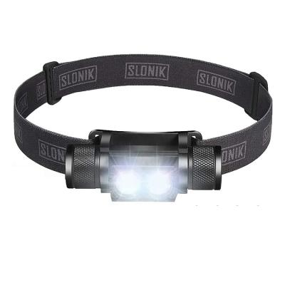 China 2021 Hot Selling ABS+PC LED USB Outdoor Camping Headlight For Bike Running for sale