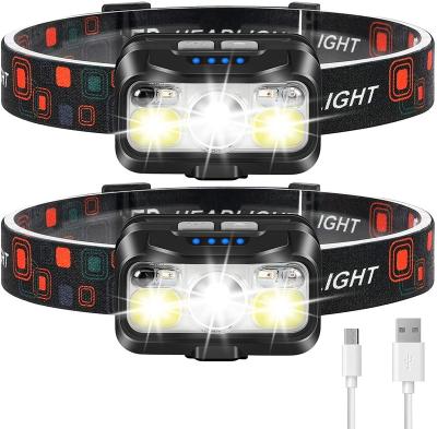 China 3W Hot Selling Cheap Outdoor Camping ABS LED USB Headlight For Bike for sale