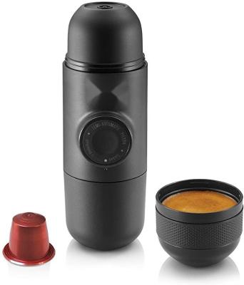 China 2021 Hot Selling Mocha Pot Easy-carry Aluminum Sole Outdoor Camping Portable Coffee Maker for sale