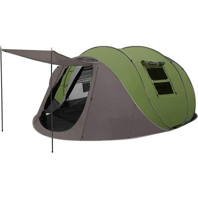 China Diagonal Bracing Type P-PLUS One Bedroom One Living Room Tent UPF50+ Outdoor Camping Tent for sale