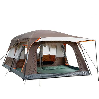 China Hiby High Quality 40D Nylon Wind Resistant 4 Man Diagonal Tying Type Tent For Camping for sale