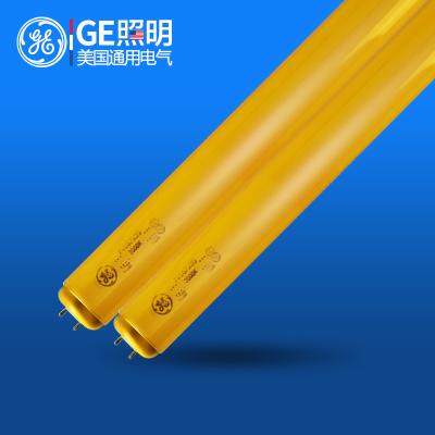 China Electronics Factory GE-40W Tube 220V T12 1.2M Gold Yellow Anti-UV 3000K Fluorescent Tube For Electronics Factory Printing PCB Factory for sale