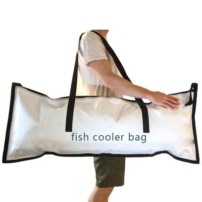 China Waterproof Heavy Duty PVC Customized Large Boat Waterproof Dry Ice Keep Fresh Fish Cooler Bag Insulated for sale