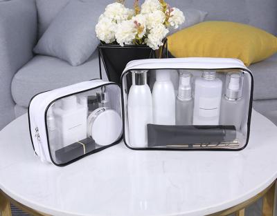 China Fashion Transparent Travel Bag Women Storage Customized PVC Cosmetic Bag for sale