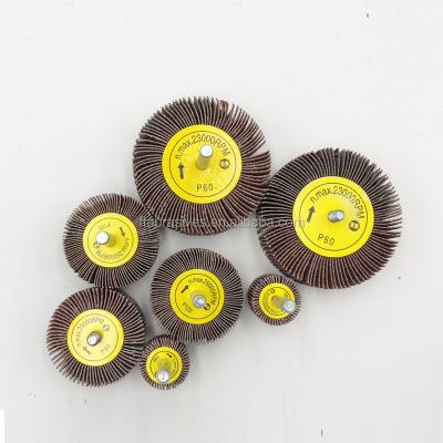 China FANTECH Stainless Steel Grinding Shaft Grinding Abrasive Fin Wheels For Metal (With Shaft / Shank) for sale