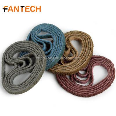 China Fantech Stainless Steel Brand Surface Treatment Nylon Sanding Belts for sale