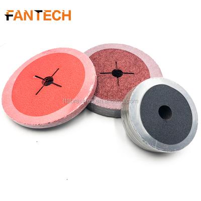 China Premium Metal Fantech Raw Material Resin Fiber Grinding Disc With Different Hole Pattern for sale