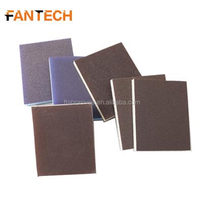 China Woodworking Industry OEM Service Aluminum Oxide Block Wet & Dry Sanding Sponge for sale