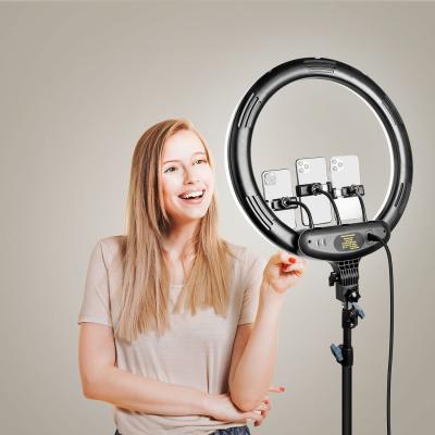 China 18 inch Professional PORTABLE Live Stream Ring Light Selfie LED Ring Flash Light for sale