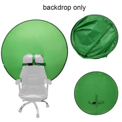 China Other Background Screen Hot Sale Portable Folding Green Screen Chair Green Screen for sale