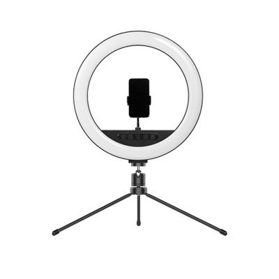 China PORTABLE Manufacturers Sell 10 Inch High Quality Floor Ring Light With Tripod Stand Photography Ring Light for sale