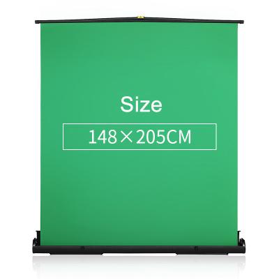 China SOLID Color Photography 148*205cm Green Screen Non Woven Down Roll Portable Green Screen for sale