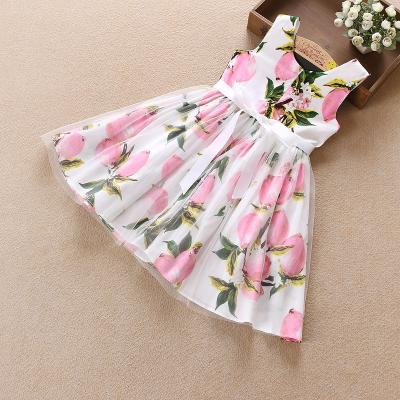 China Breathable Indian Market Baby Dresses Design Pictures Infant Kids Silk Dress Wholesale for sale