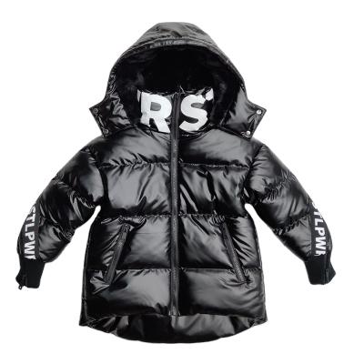 China Custom Anti-wrinkle Kids Girl Jackets Winter Children Clothing Boy Padded Hooded Jacket Children's Coats for sale