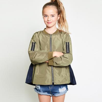 China Anti-Wrinkle Wholesale Jackets Cheap Girl's Double Sided Zipper Two Tones Jackets Imported From China for sale