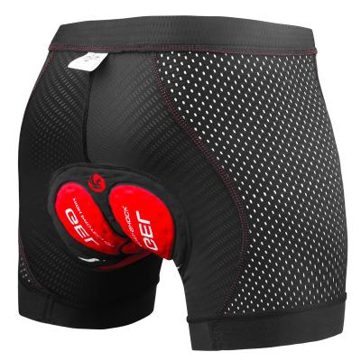 China Breathable Breathable Cycling Shorts Cycling Underwear 5D Gel Pad Shockproof Underpant MTB Cycling Bicycle Shorts Bike Underwear for sale