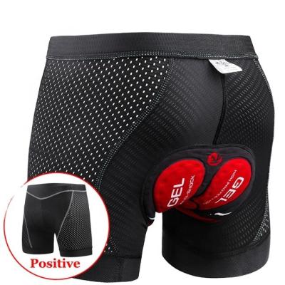 China Breathable Breathable GEL Cycling Shorts Brief 5D Mountain Bike Shorts Cycling Padded Underwear Cycle Downhill Shorts for sale