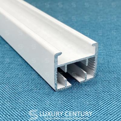 China Factory Wholesale Aluminum Metal Electric Curtain Rod For Somfy Motor for sale