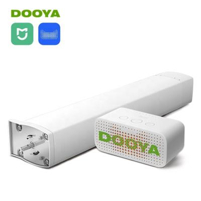 China New Arrival Minimalist Home Office Smart Motorized Cutrain Dooya V2 Track Curtain Motor With Voice Control Speaker for sale