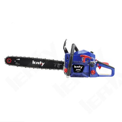 China 2-Stroke 2.3HP Stroke Engine 45cc Gasoline Chainsaw China Gas Chainsaws Machine Price 2 Bar And 20 Inch Chain for sale