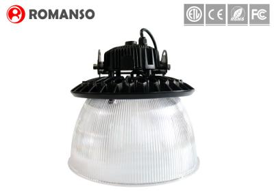 China Baía alta da iluminação industrial interna alta preta do CRI redondo do UFO de 150 watts dado forma à venda