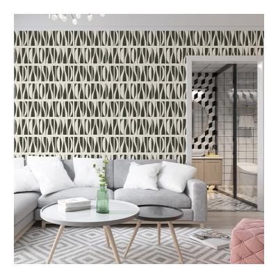 China Creative modern minimalist modern geometric design background wallpaper home office decoration mural for sale