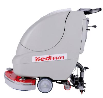 China Hot Selling High Efficiency Double Brush Head Electric Ride On Floor Scrubber Scrubbing Machine GBZ-520B for sale