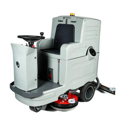 China Hotels Electric Pile Ride On Road Scrubber Floor Machine Scrubbing Machine for sale