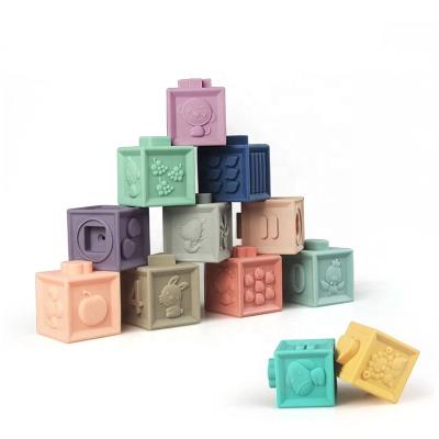 China DIY TOY DIY Soft Plastic Building Blocks Toys for sale