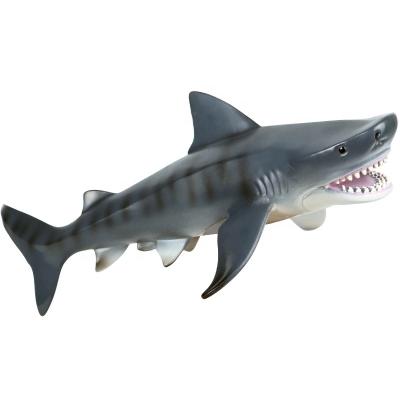 China Model Toy Children's Simulation Marine Species Tiger Shark Animal Model Toy for sale