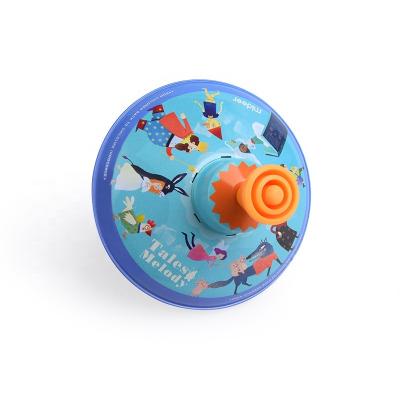 China Mideer Milu Safe Children's New Educational Toys Casual Iron Interactive Squeezing Rotary Gyroscope for sale