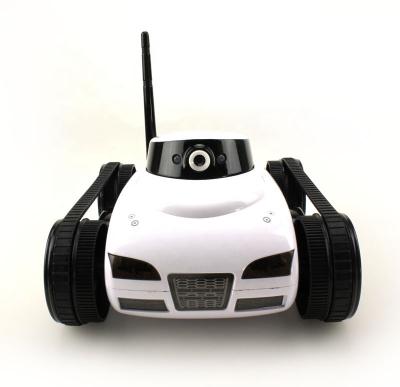 China Real-time transmission wifi RC hobby camera phone control tank toy spy remote control car model for sale